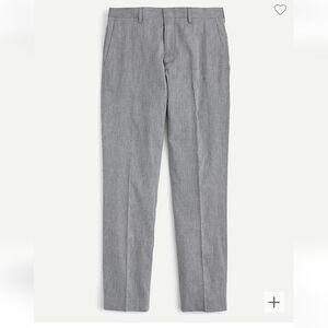 J Crew Ludlow Slim-fit unstructured suit pant in cotton-linen size 32 men's